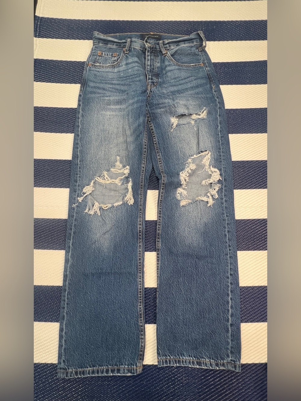 Aeropostale 90’s Baggy Jeans Distressed Wide Leg Y2K Denim